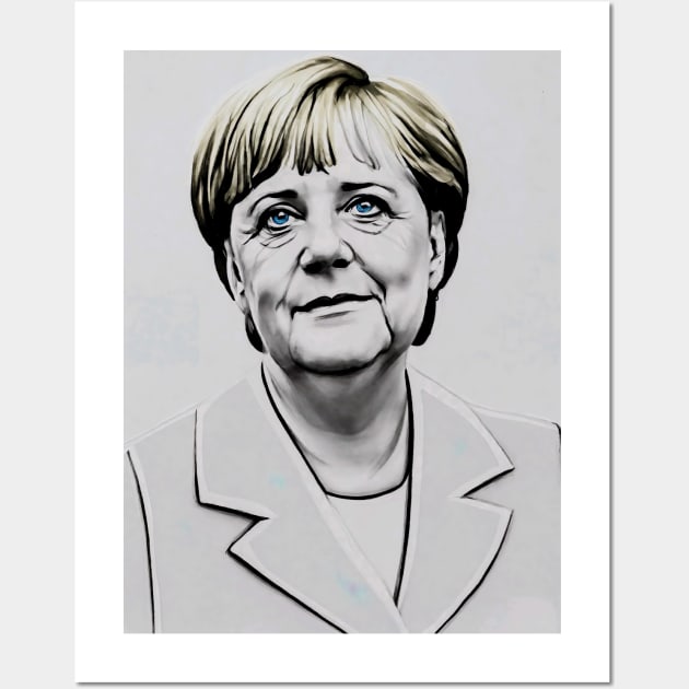 Angela Merkel Wall Art by Sobalvarro